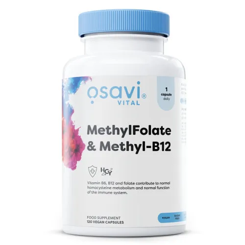 MethylFolate & Methyl-B12 120 vegan kapsler
