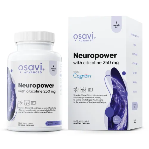 Neuropower with Citicoline 250mg 60 vegan kapsler