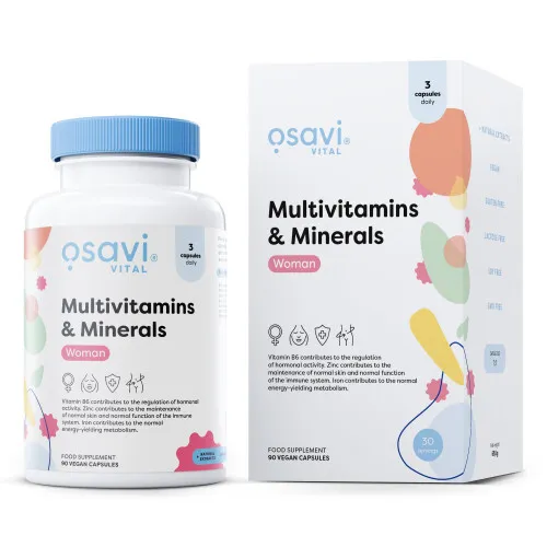 Multivitamins & Minerals Woman 90 vegan kapsler