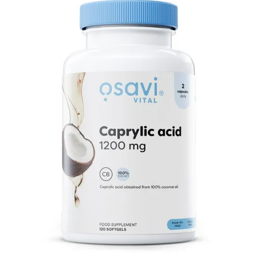 Caprylic Acid 1200mg 120 softgels