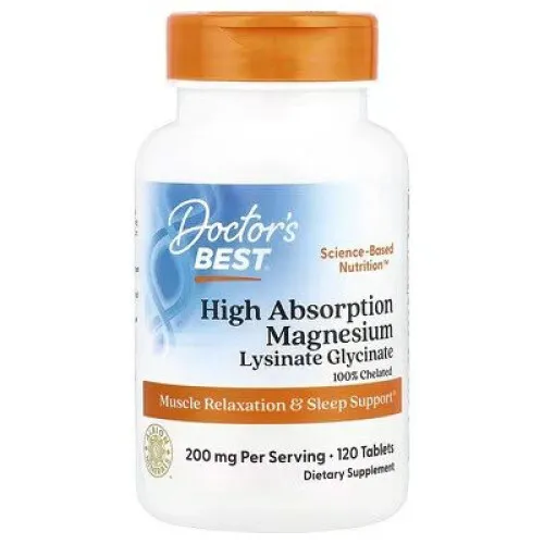 Højt optageligt Magnesium 200mg, 120 tabletter