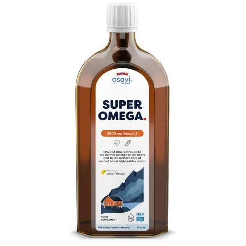 Super Omega 2900mg Omega 3 (Lemon) 500 ml.