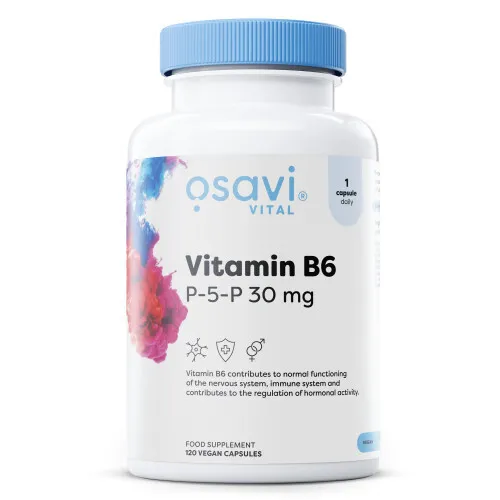 Vitamin B6 P-5-P 30mg 120 vegan kapsler