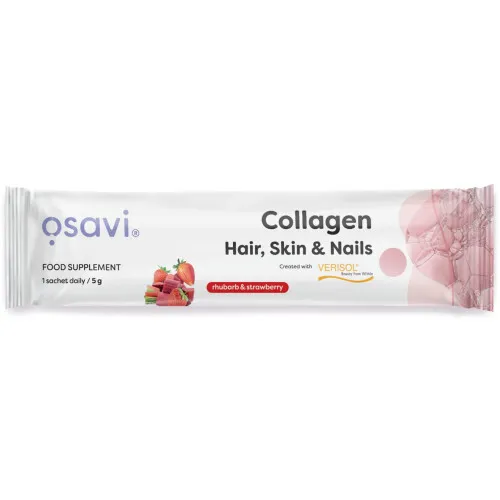 Collagen Peptides (Hair Skin & Nails) Rhubarb & Strawberry 5g (1 portion)