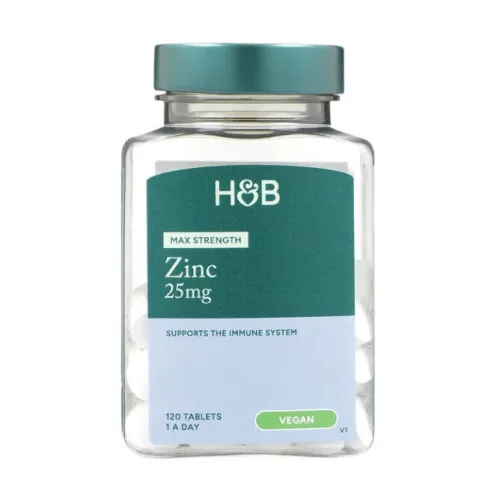 Max Strength Zinc 25mg, 120 tabletter