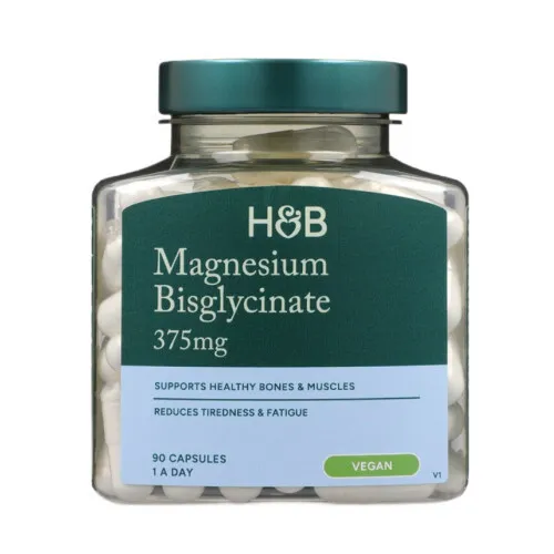 Magnesium Bisglycinate 375mg, 90 kapsler