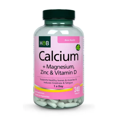 Calcium + Magnesium Zinc & Vitamin D, 240 tabletter