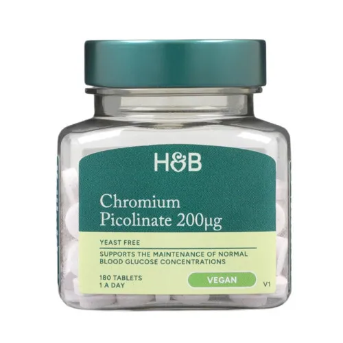 Chromium Picolinate 200mcg, 180 tabletter