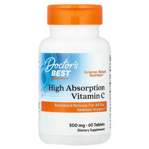 Højt optageligt Vitamin C 500mg, 60 tabletter
