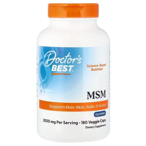 MSM med OptiMSM 3000mg, 180 vkapsler