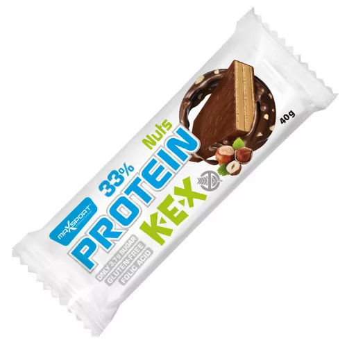 Hasselnødde-smag Kex Bar med 33% protein (1 x 40g)