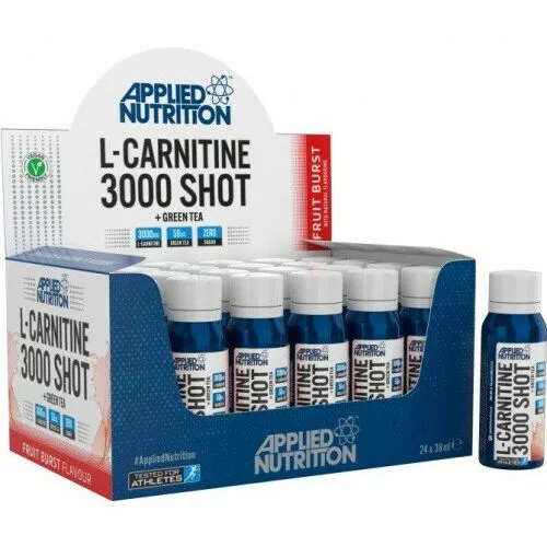 Karnitin og grøn te shots (24 x 38 ml)