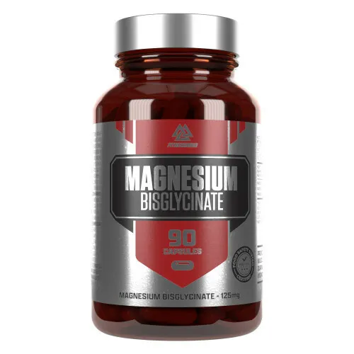 Magnesium Bisglycinat – 125 mg (90 veganske kapsler)
