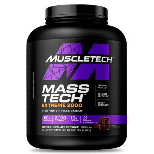 MUSCLETECH PERFORMANCE SERIES MASS-TECH EXTREME 2000 6LBS-Triple Chocolate Brownie