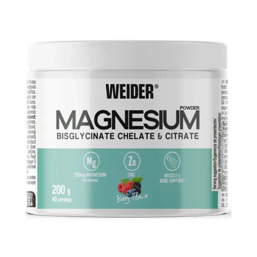 Weider Magnesium pulver, 200 gram