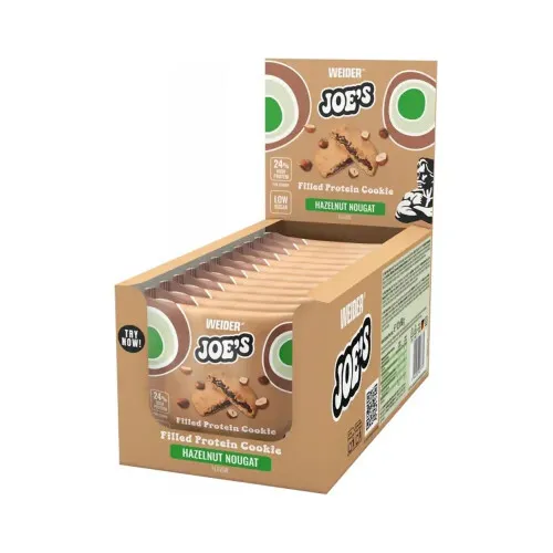 Weider Joe's Fyldt Protein Cookie, 12 x 60 g