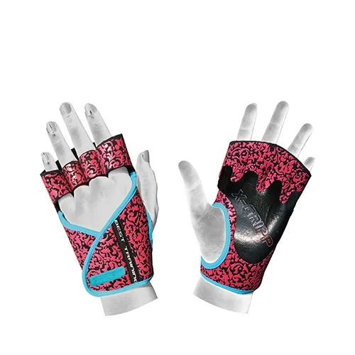 Chiba 40936 Dame Motivation Handsker (Black/Pink/Turquoise)