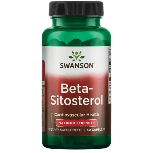 Swanson Beta-Sitosterol Maksimal Styrke, 60 kapsler