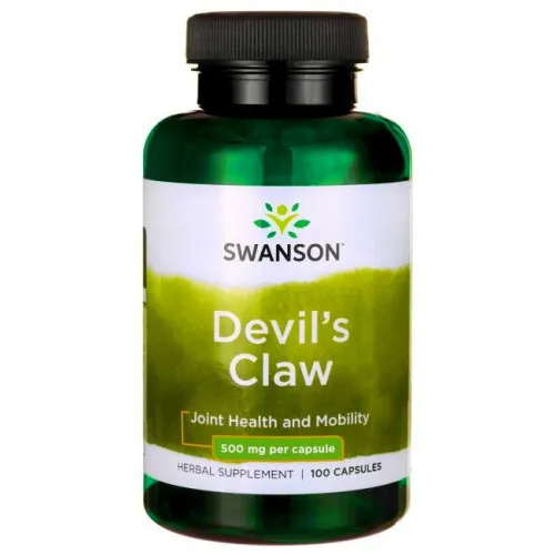 Swanson Djævleklo, 500 mg, 100 kapsler