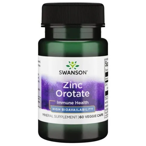 Swanson Zink Orotat, 60 kapsler