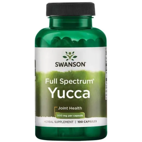 Swanson Full Spectrum Yucca, 500 mg, 100 kapsler