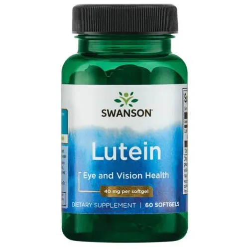 Swanson Lutein, 40 mg, 60 kapsler