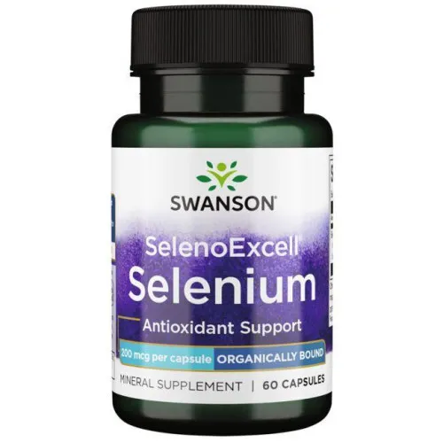 Swanson SelenoExcell Selen, 200 mcg, 60 kapsler