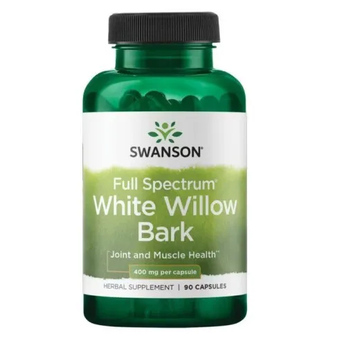 Swanson Fuldt Spektrum Hvid Pilebark, 400 mg, 90 kapsler