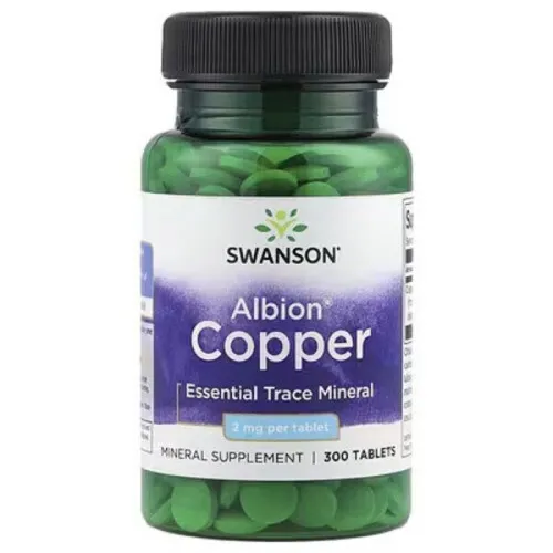 Swanson Albion Kobber, 2 mg, 300 tabletter