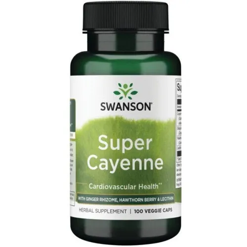 Swanson Super Cayenne, 100 kapsler