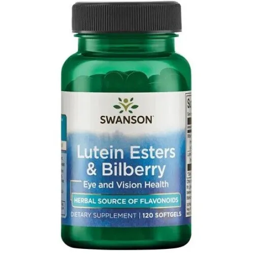 Swanson Lutein Estere og Blåbær, 120 kapsler