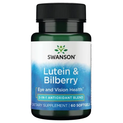 Swanson Lutein & Blåbær, 60 kapsler