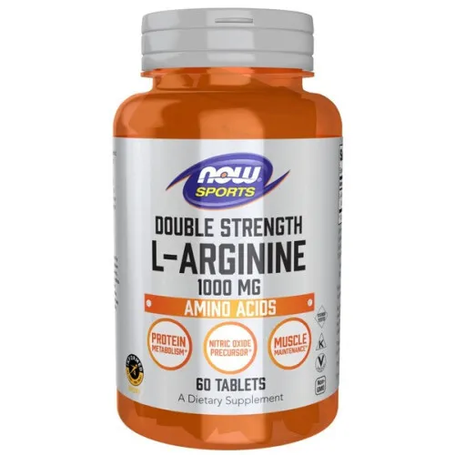 Now Foods L-Arginin 1000 mg, 60 tabletter