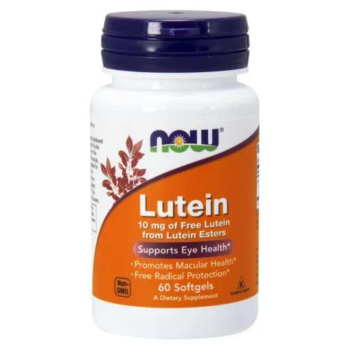 Now Foods Lutein 10 mg, 60 kapsler