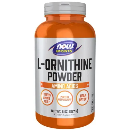 Now Foods L-Ornithin pulver, 227 gram