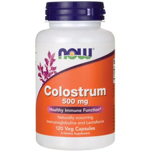 Now Foods Colostrum 500 mg, 120 kapsler