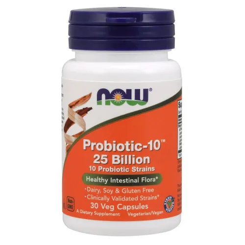 Now Foods Probiotic-10 25 Billion, 30 kapsler