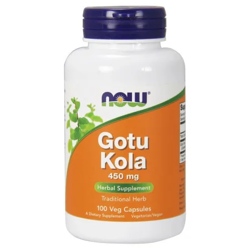 Now Foods Gotu Kola, 450 mg, 100 kapsler