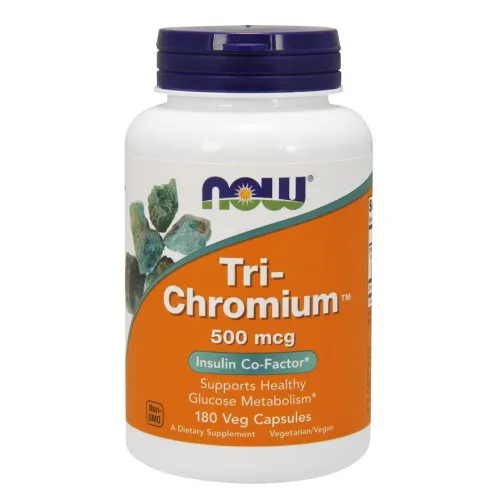 Now Foods Tri-Krom, 500 mcg, 180 kapsler