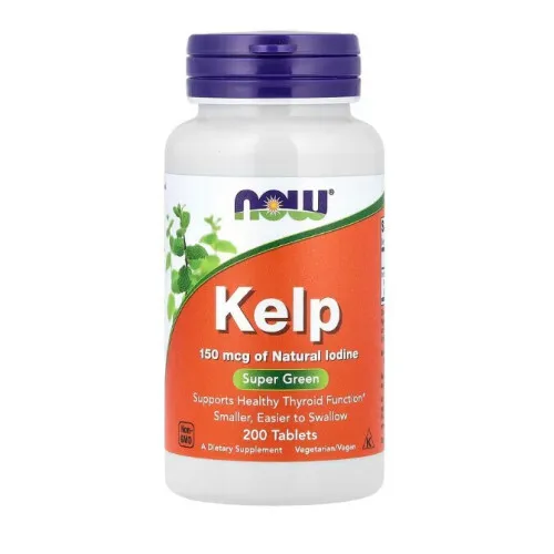 Now Foods Kelp, 150 mcg, 200 tabletter