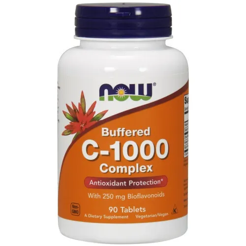 Now Foods Vitamin C-1000 Complex med 250 mg Bioflavonoids, 90 tabletter