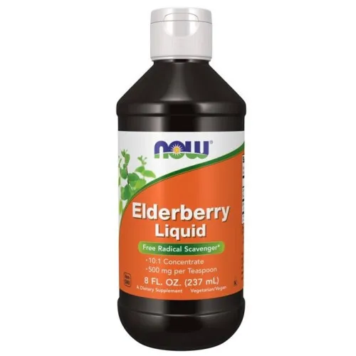 Now Foods Hyldebær Flydende, 237 ml