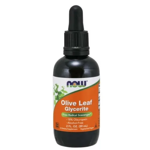 Now Foods Olivenblad Glycerit, 59 ml