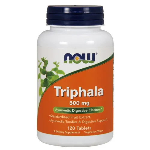 Now Foods Triphala, 500 mg, 120 tabletter