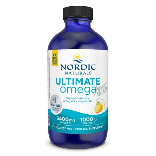Nordic Naturals Ultimate Omega Xtra, 3400 mg Lemon, 237 ml