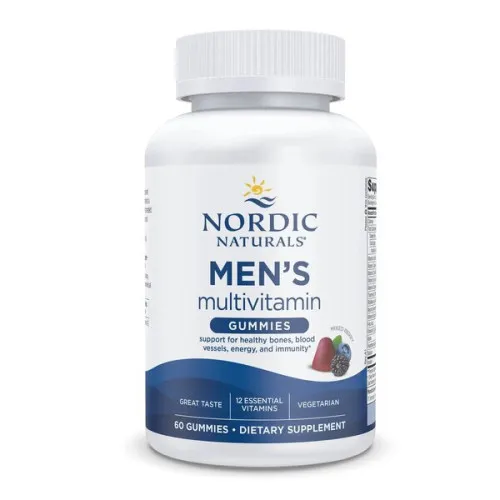 Nordic Naturals Mænds Multivitamin Vingummier, Mixed Berry, 60 vingummier