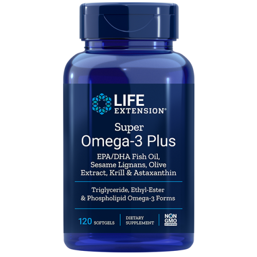 Life Extension Super Omega-3 Plus, 120 kapsler