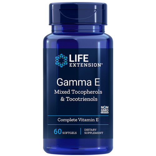 Life Extension Gamma E Blandede Tocopheroler og Tocotrienoler, 60 kapsler