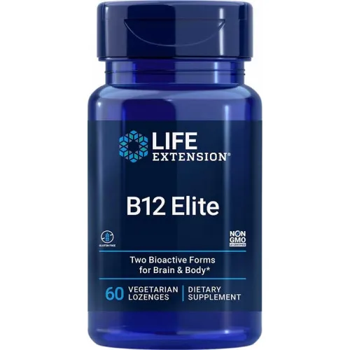 Life Extension B12 Elite, 60 vegetariske sugetabletter