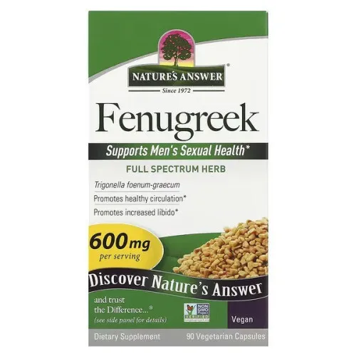 Nature's Answer Bukkehorn, 600 mg, 90 kapsler